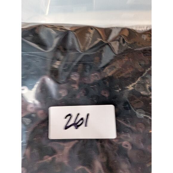 VTG 90s Black Sequin Sheer Sparkly Glam Dark Fairy Whimsigoth Chiffon Tank 8 - Picture 8 of 8